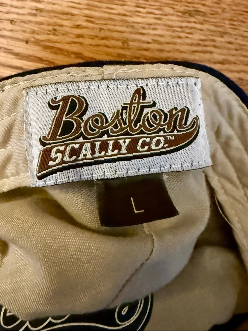 Boston Scally Kids Navy Blue Cotton Cap – size Large 53 cm